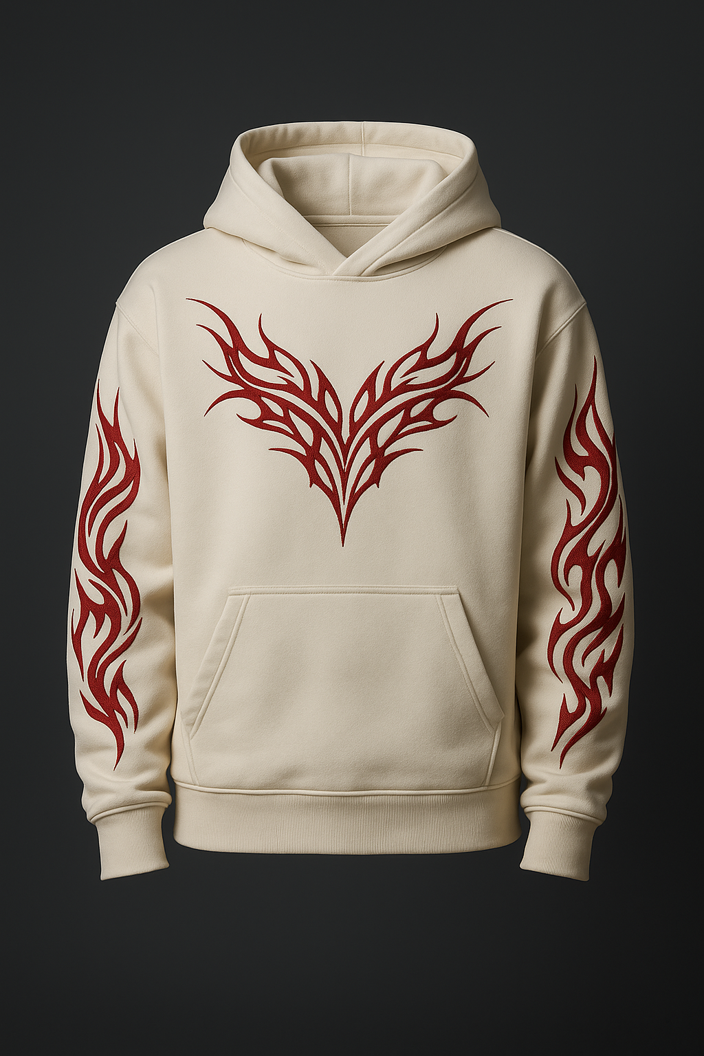 Inferno Hoodie – Ivory Heat Edition