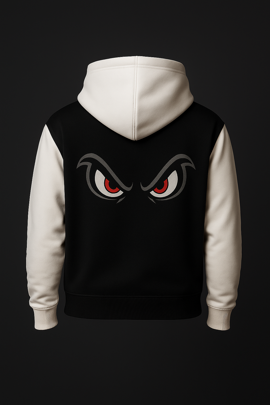 Shadow Sentinel Hoodie – Red Gaze Edition